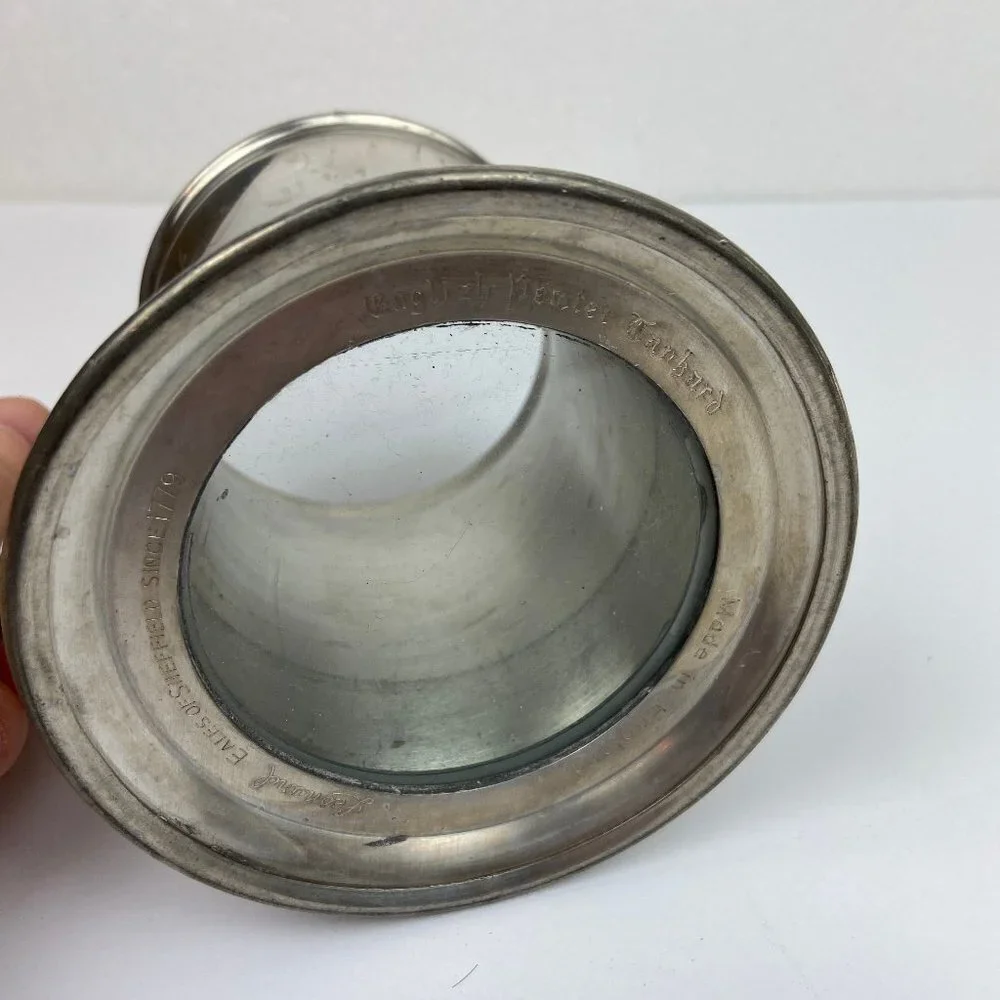 English Pewter Tankard Leonard Eales Sheffield